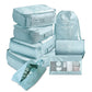 8-piece Set Luggage Divider Bag Travel Storage Clothes Underwear Shoes Organizer Packing Cube Bag