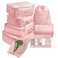 8-piece Set Luggage Divider Bag Travel Storage Clothes Underwear Shoes Organizer Packing Cube Bag