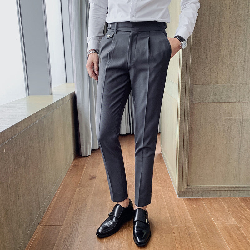 British Business Casual Slim Trousers