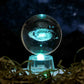 Transparent Luminous Crystal Ball Tabletop Ornament