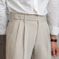 Mid-high Waist Straight Leg Nine-point Pants Anti-wrinkle Casual Man