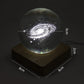 Blank Creative Luminous Solar System Crystal Ball Decorative Ornaments