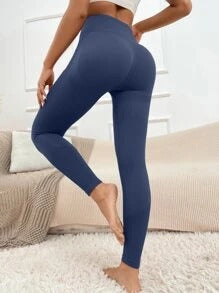 Ga Fitness Base Peach Hip Multicolor Women's Knitted Seamless Pants