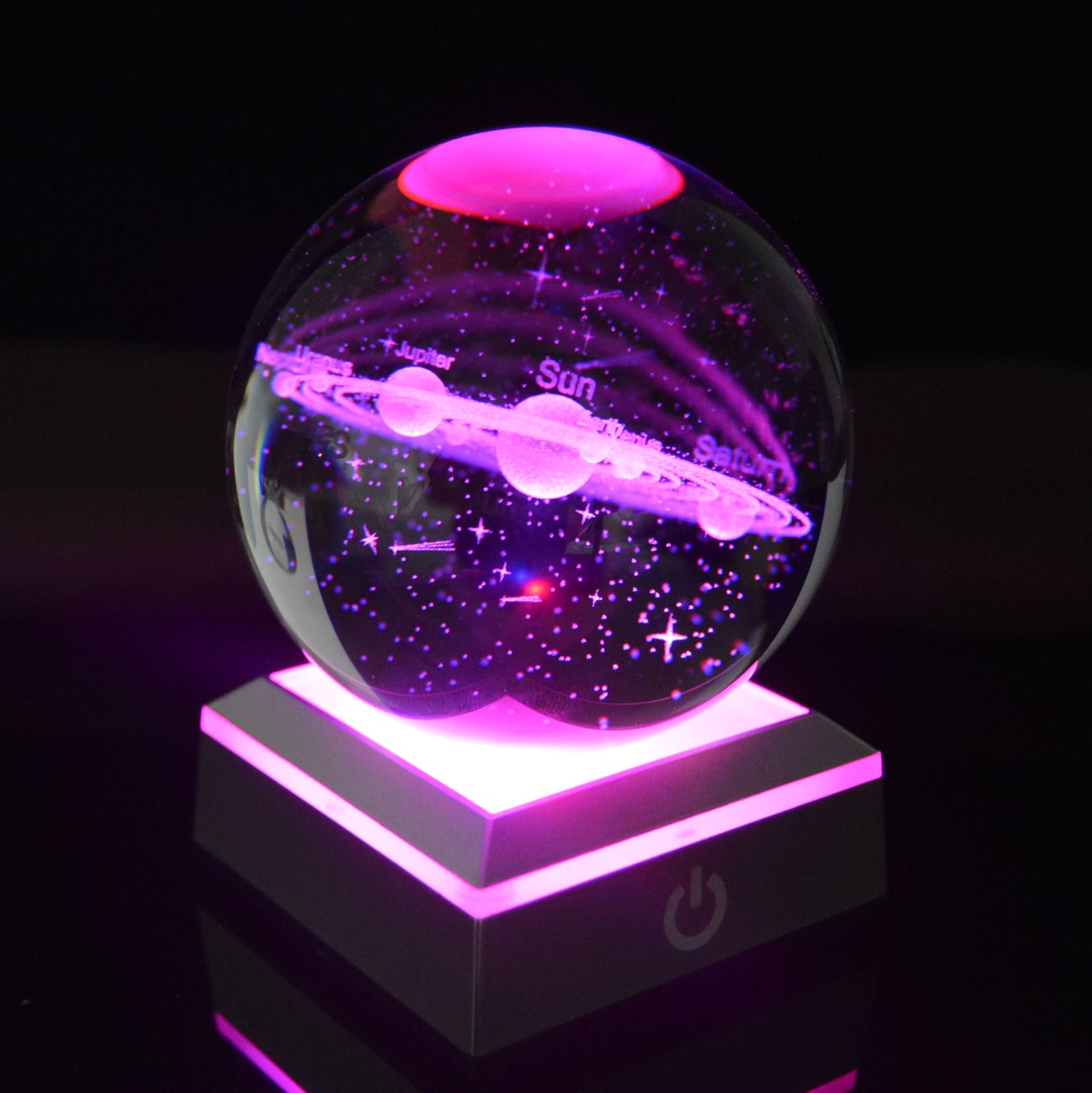 Crystal ball ornaments