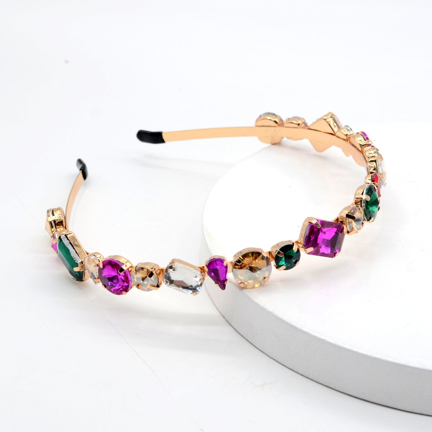 Korean Style Crystal Headband With Rhinestones