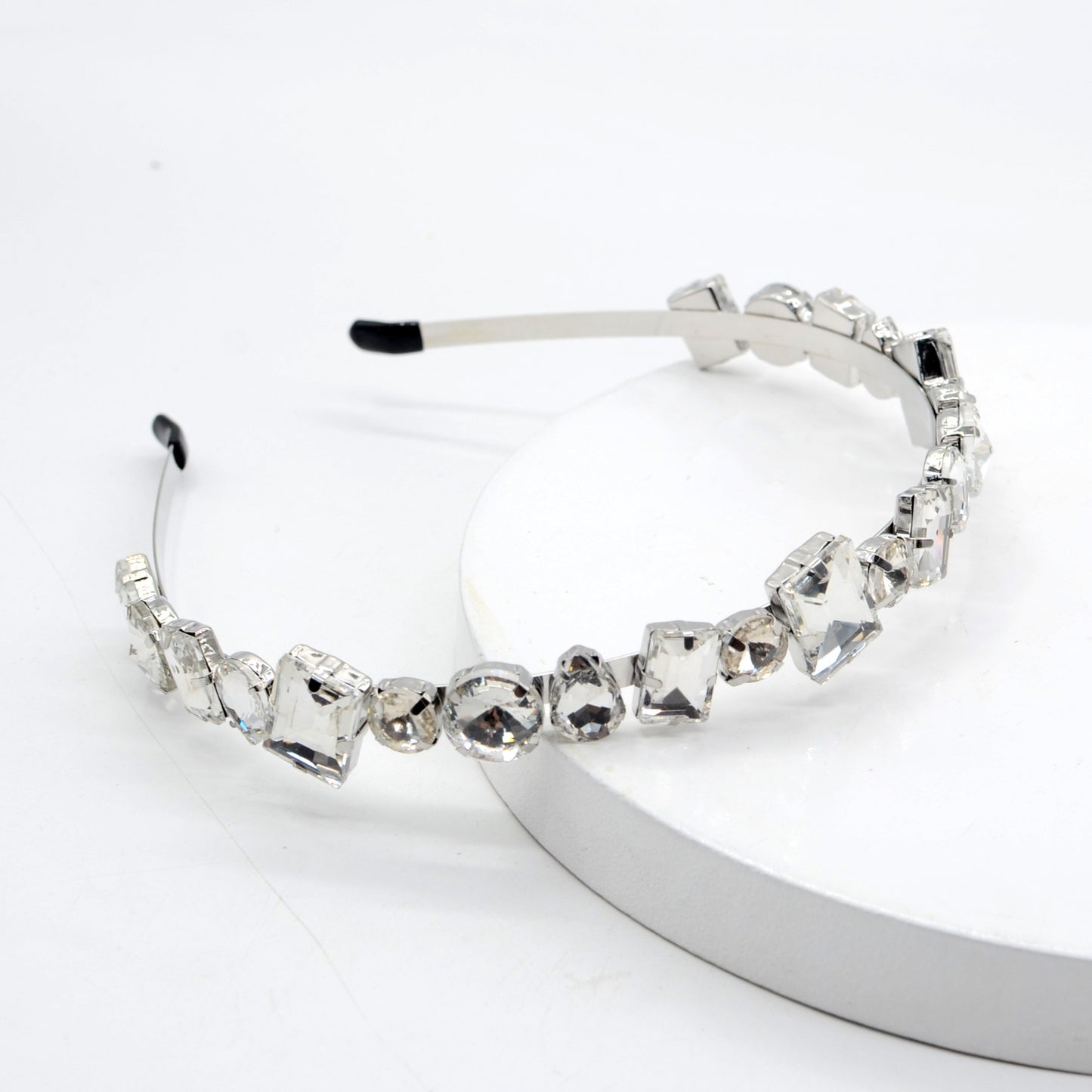 Korean Style Crystal Headband With Rhinestones