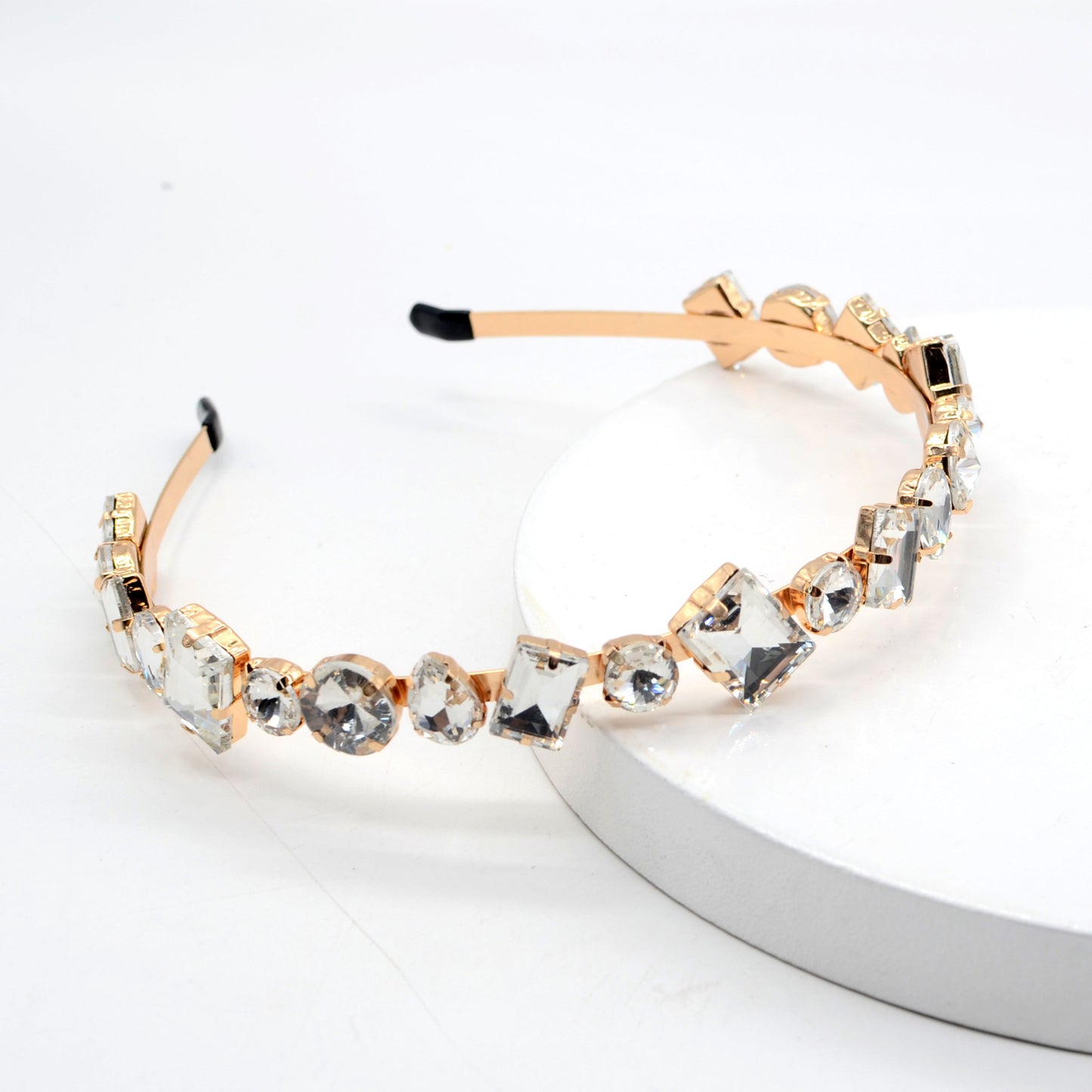 Korean Style Crystal Headband With Rhinestones