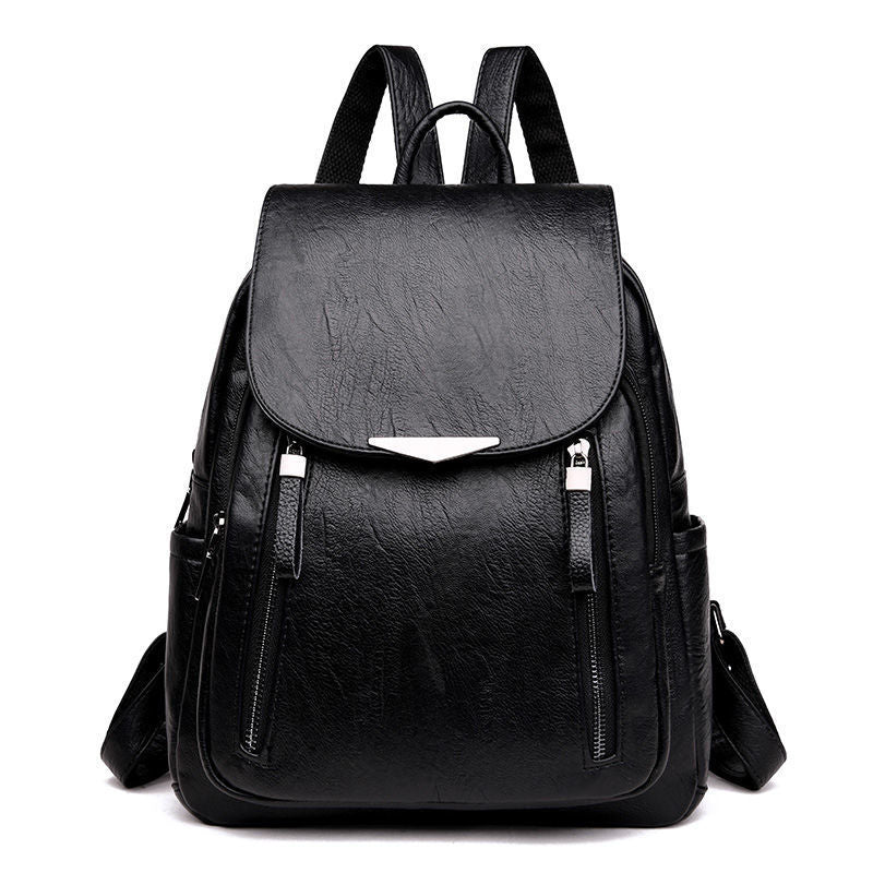 Wild fashion casual PU backpack