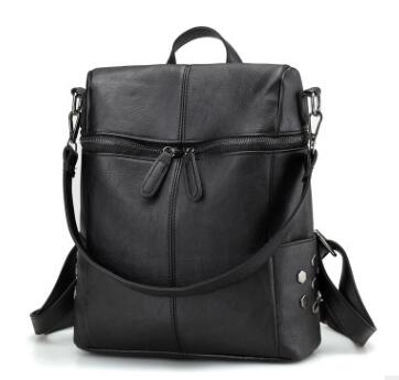 Retro PU Leisure Travel Backpack