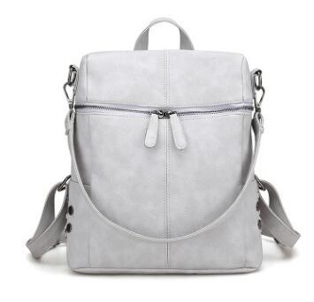 Retro PU Leisure Travel Backpack