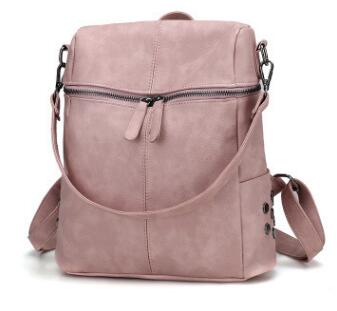 Retro PU Leisure Travel Backpack