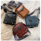 Single Shoulder Messenger Bag Pu Ladies Small Square Bag