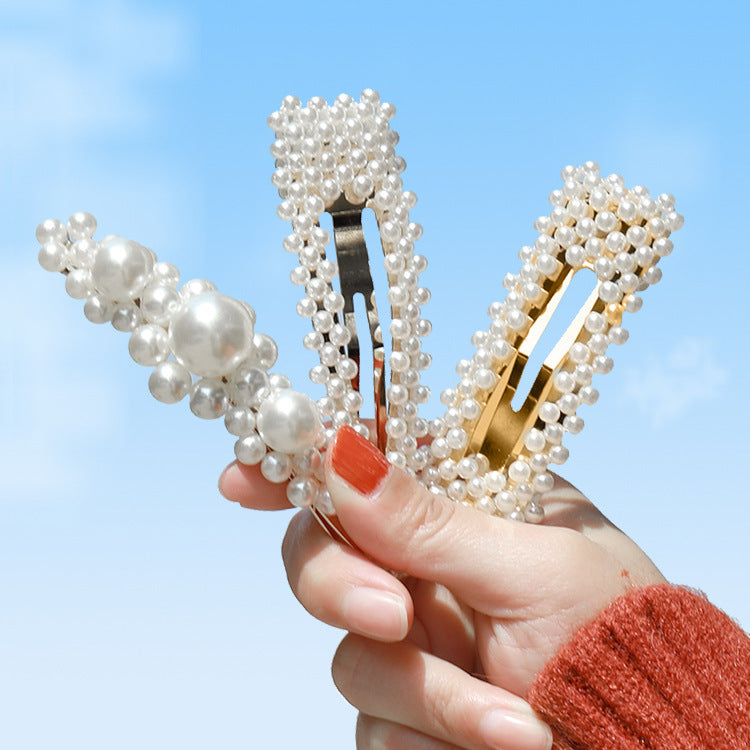 Korean Headdress with Pearl Hairpin