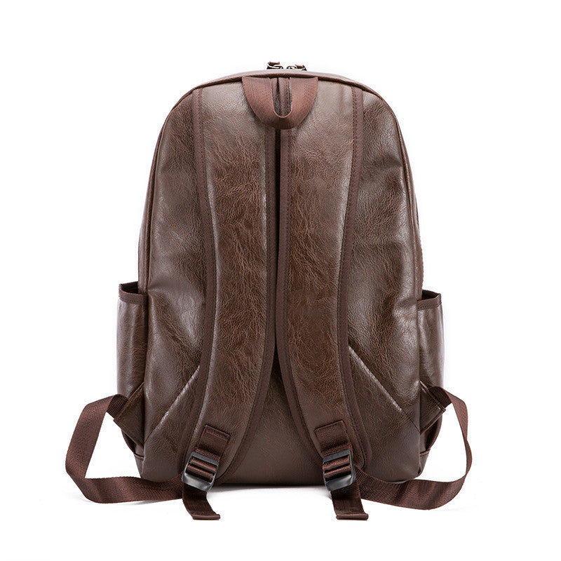 PU Backpack Korean Fashion Simple Bag