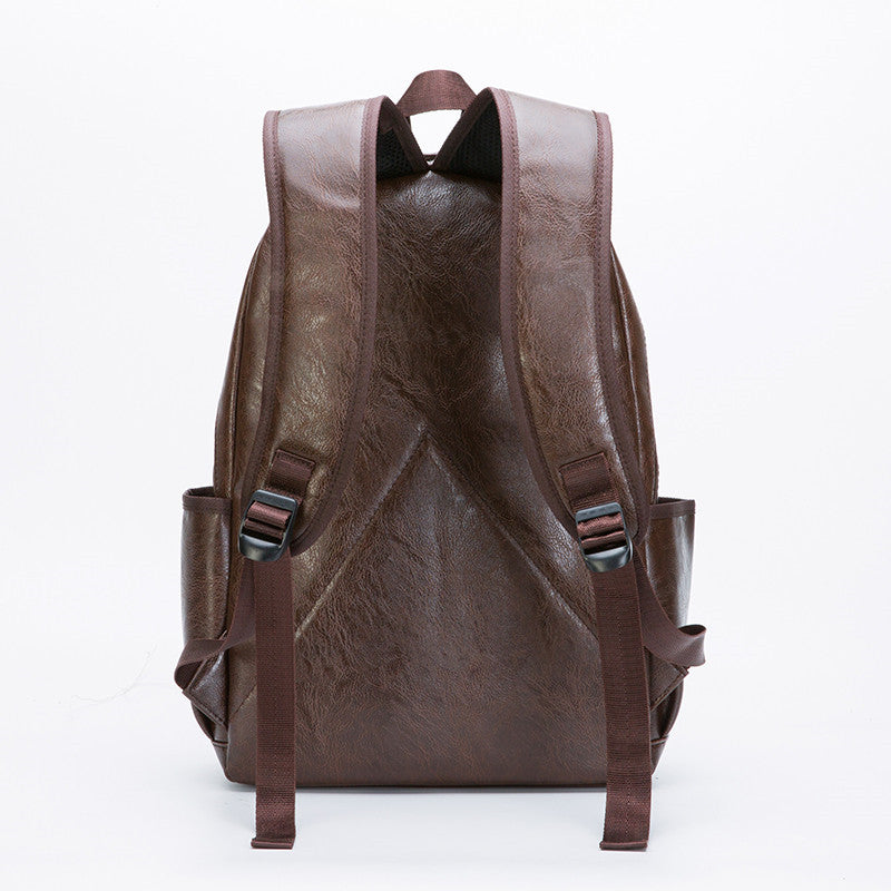 PU Backpack Korean Fashion Simple Bag