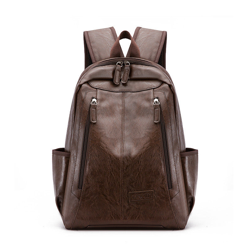 PU Backpack Korean Fashion Simple Bag