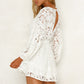 New lace back dress