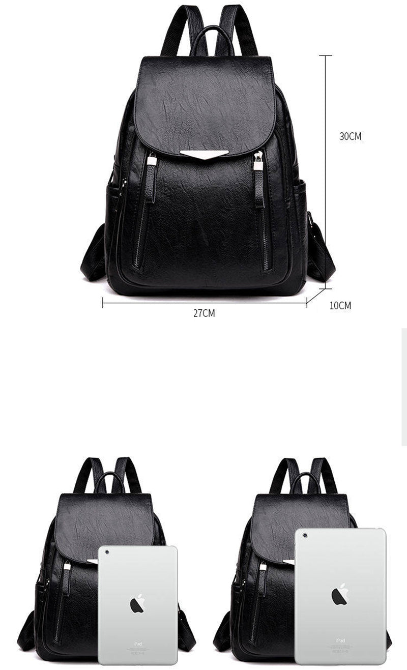 Wild fashion casual PU backpack