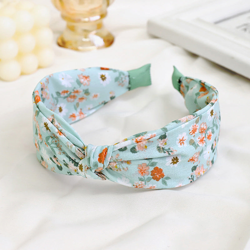 Fashion Printing Fabric Headwear Headband Trend Floral