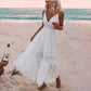 Sexy lace cotton lace long dress boho