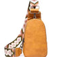 PU Leather Chest Bag Bohemian Niche Messenger