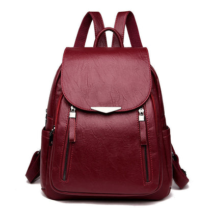 Wild fashion casual PU backpack