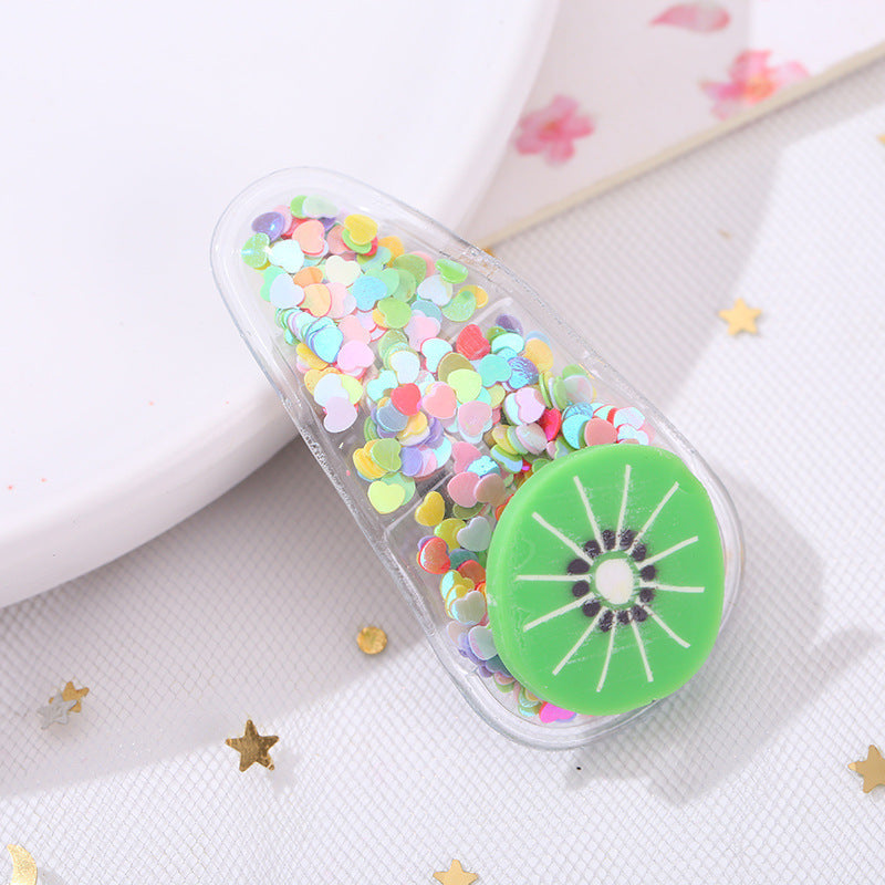 Korean Children's Hair Accessories Sequined Quicksand