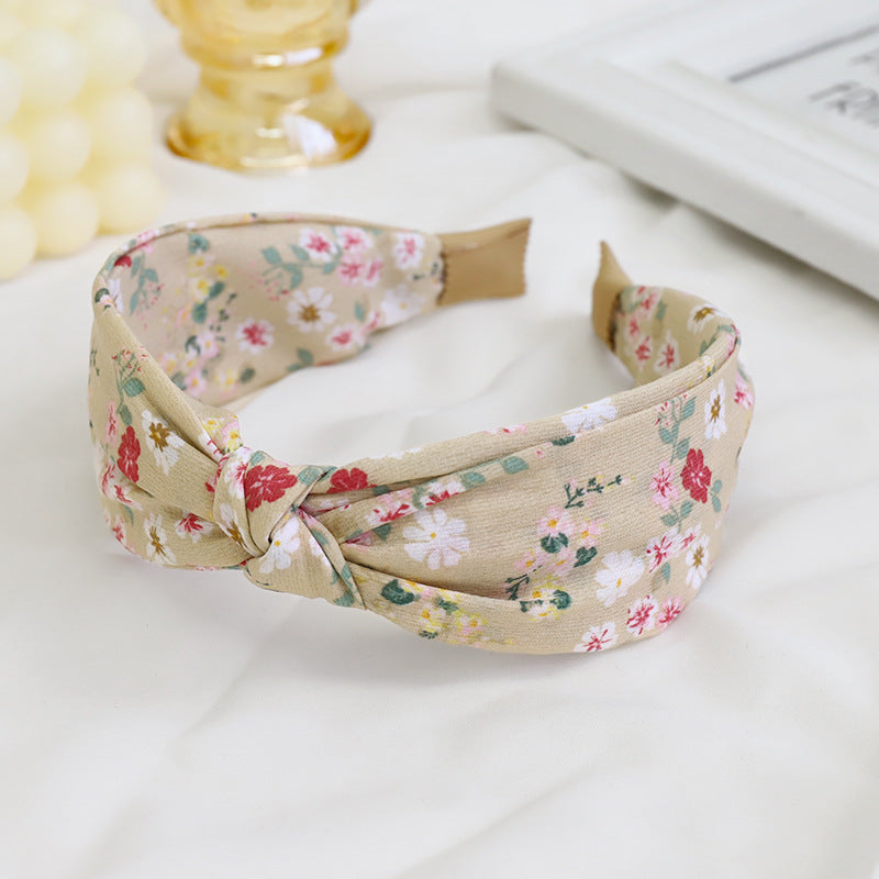 Fashion Printing Fabric Headwear Headband Trend Floral