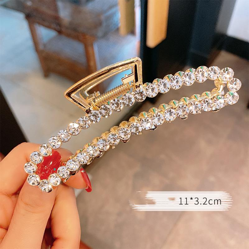 Metal Clip Large Elegant Pearl Hairpin