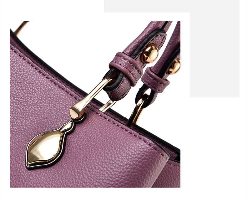 Fashion Style Handbag PU Leather Atmospheric Portable