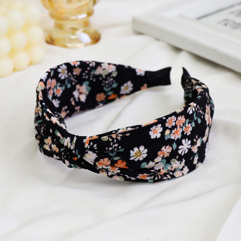 Fashion Printing Fabric Headwear Headband Trend Floral