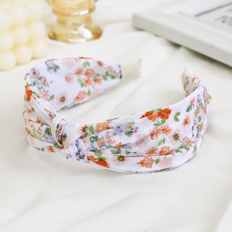 Fashion Printing Fabric Headwear Headband Trend Floral