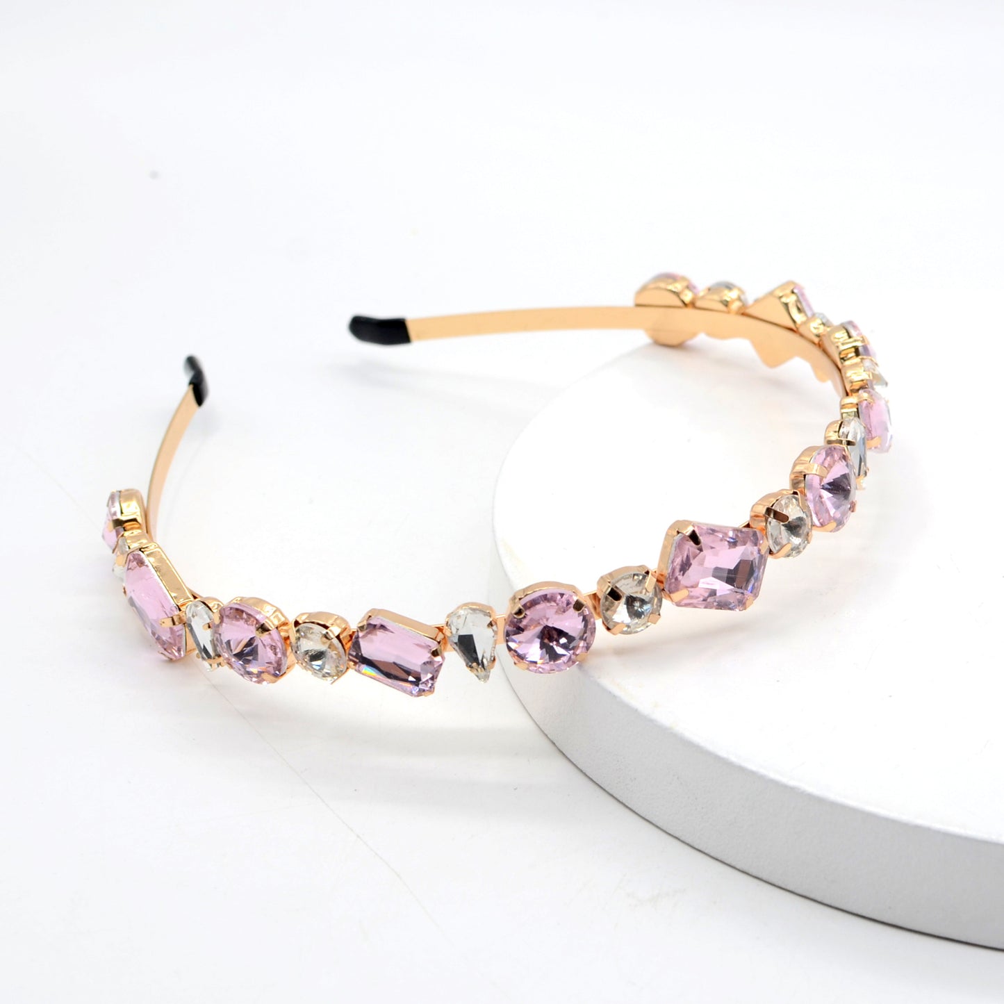 Korean Style Crystal Headband With Rhinestones