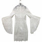Cross-border European And American Women's Lace Embroidery Flared Sleeve Dress