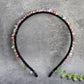 Natural Crystal Crushed Stone Hairpin Handmade Hair Comb Hoop Ornaments