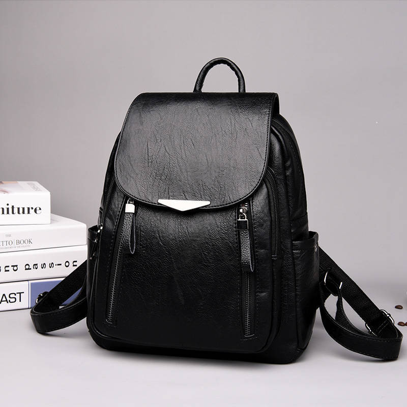 Wild fashion casual PU backpack