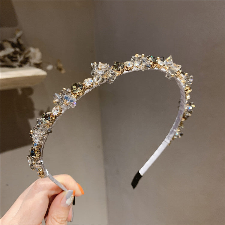 Women's Rhinestone Headband Elegant Banquet Headdress