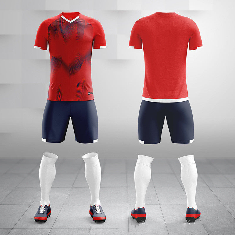 Student Football Sports Clothes With Short Sleeves