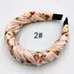 Popular Soft Polyester Cotton Wrinkled Hair Band
