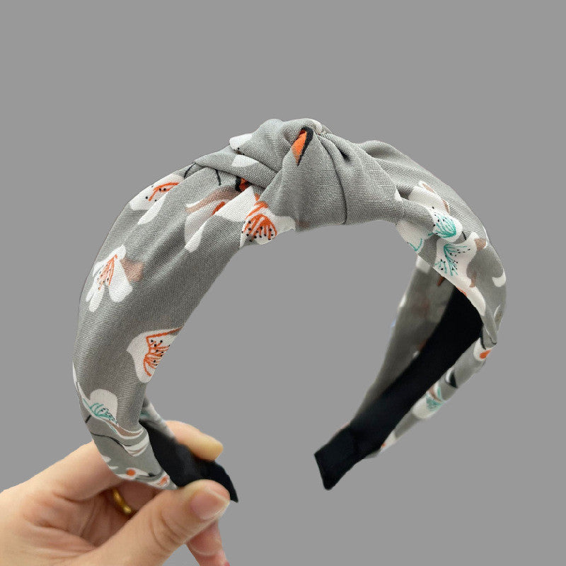 Fashionable Hair Band For Going Out Versatile Simple And Wide Edge