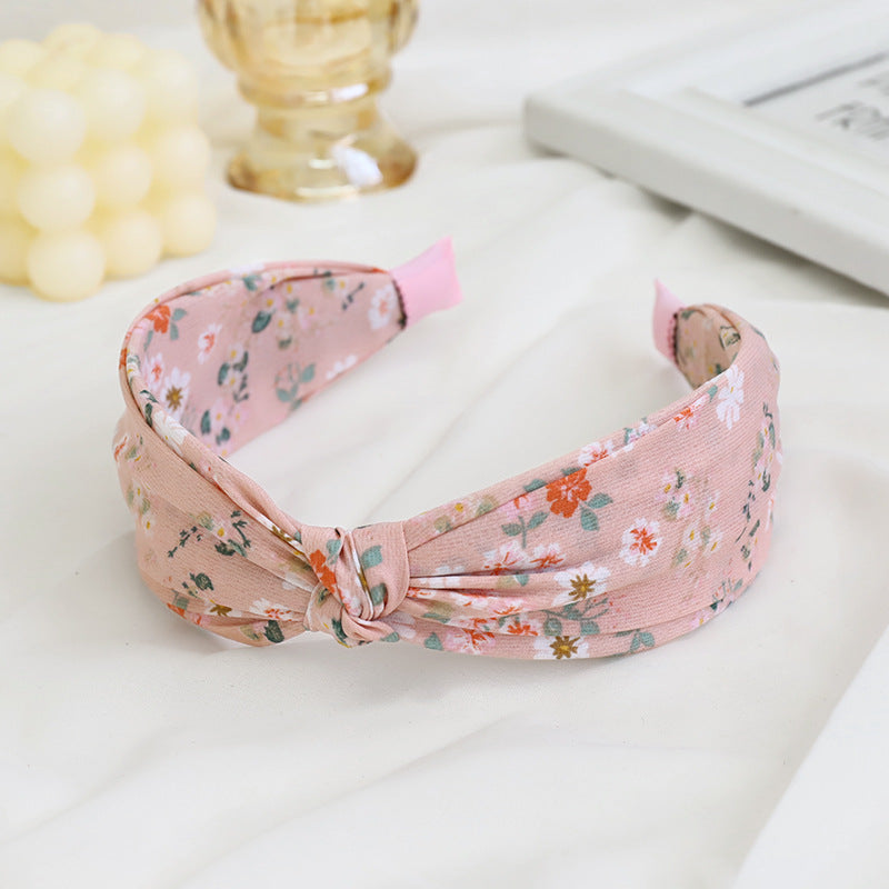 Fashion Printing Fabric Headwear Headband Trend Floral