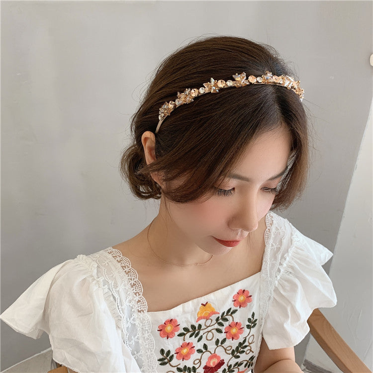 Women's Rhinestone Headband Elegant Banquet Headdress