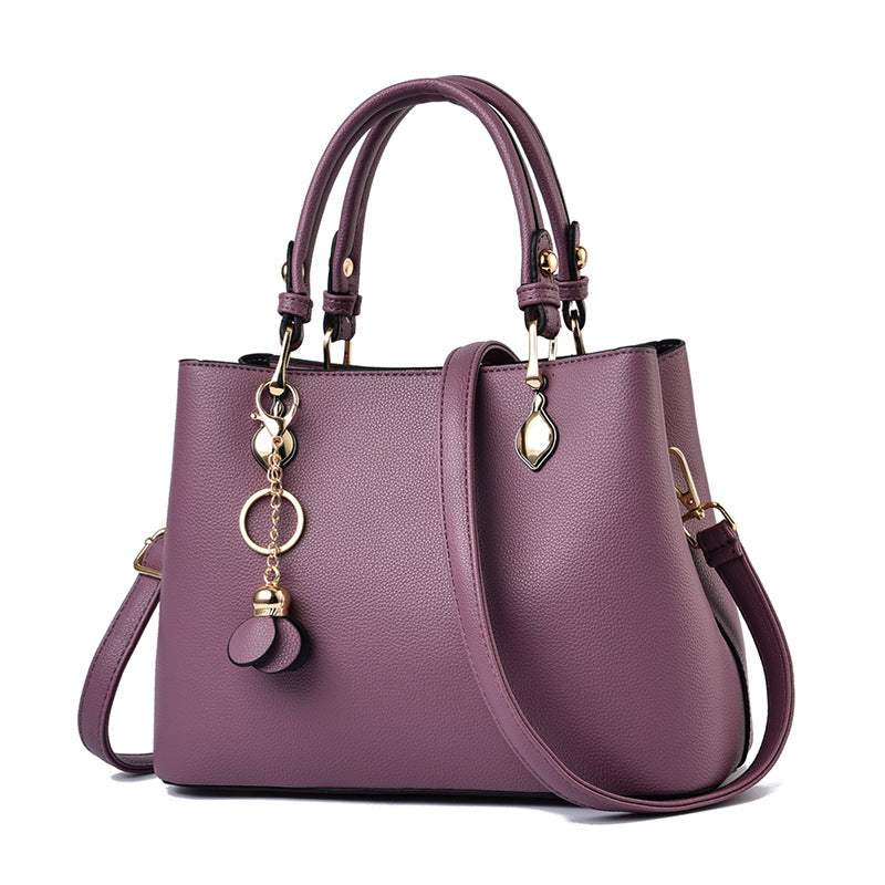 Fashion Style Handbag PU Leather Atmospheric Portable